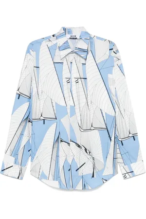 Msgm Camisa Sail Race