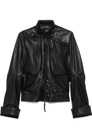 YEHUAFAN Chaqueta de piel