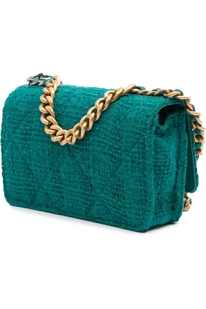 CHANEL 2019 Tweed 19 Wallet On Chain satchel