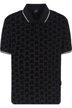 Armani Exchange Playera tipo polo con logo
