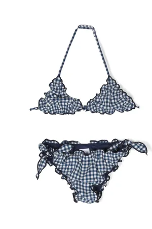 MC2 SAINT BARTH Bikini con detalle de volantes