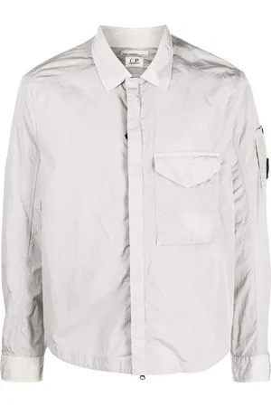 C.P. Company Sobrecamisa ligera con detalle Lens