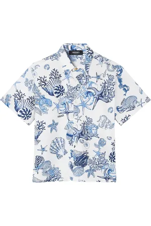 VERSACE Camisa Underwater Barocco de manga corta