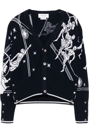 Thom Browne Cárdigan con cuello en V