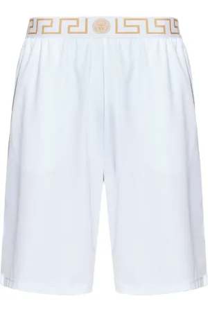 VERSACE Shorts de playa Greca Border
