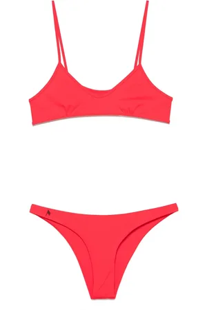 The Attico Bikini con logo estampado