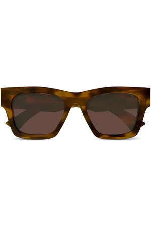 Gucci Lentes de sol con armazón cuadrada