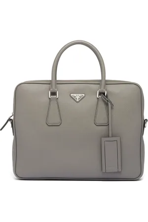 Prada Maletín Saffiano con logo triangular