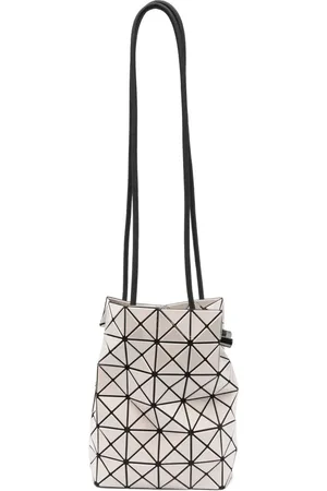 Issey Miyake Bolsa bucket con motivo geométrico