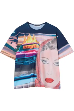 SUNNEI Playera con estampado Annemarie