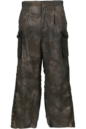 PROTOTYPES Pantalones cargo con estampado militar