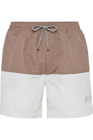Brunello Cucinelli Shorts de playa con diseño color block