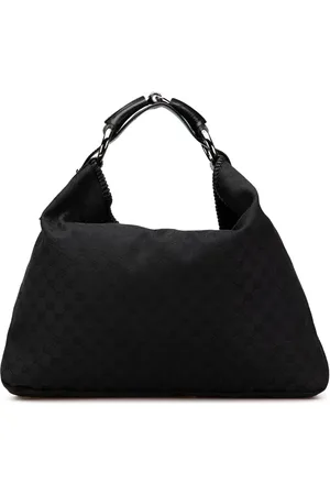 Gucci 2000-2015 Large GG Canvas Horsebit hobo bag