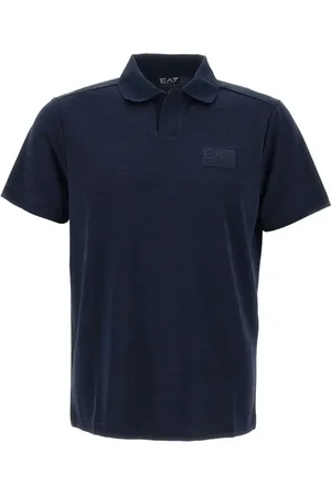 EA7 Polo con parche del logo