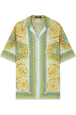 VERSACE Camisa manga corta con estampado Barocco