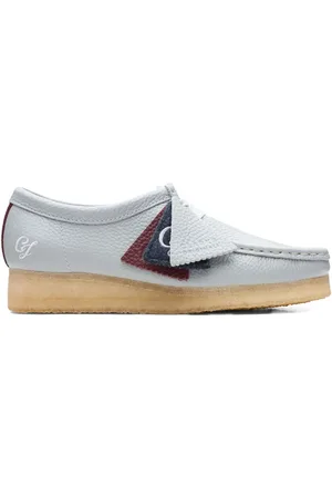 Clarks Mocasines Wallabee Light Blue
