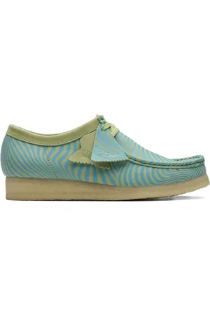 Clarks Mocasines Wallabee Blue/Green