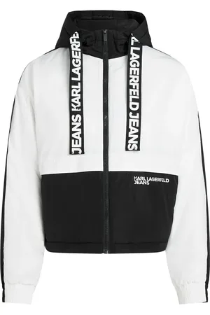 Karl Lagerfeld Chamarra con diseño de dos tonos