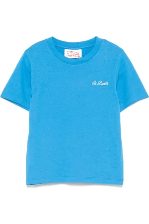 MC2 SAINT BARTH Logo-embroidered T-shirt