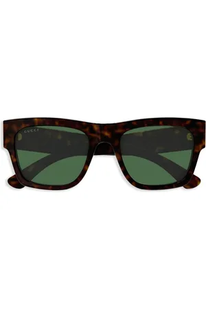 Gucci Lentes de sol con armazón cuadrada