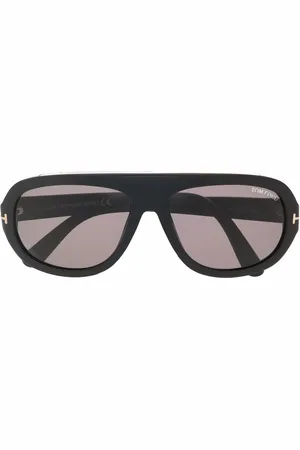 Tom Ford Lentes de sol con armazón estilo piloto