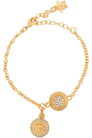 VERSACE Pulsera con detalles de cristal