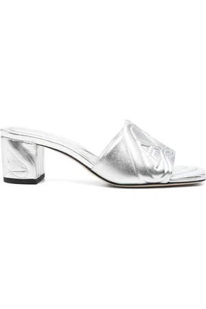 Alexander McQueen Mules Seal con tacón 50mm