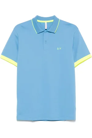 sun68 Playera tipo polo con logo bordado