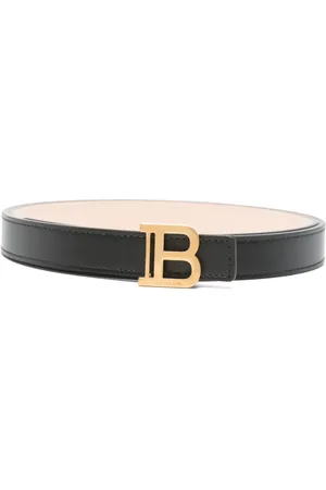 Balmain Cinturón con logo en la hebilla