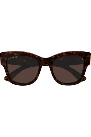 Gucci Lentes de sol con armazón cuadrada