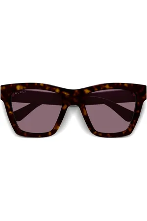 Gucci Lentes de sol con armazón cuadrada