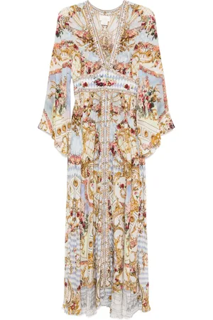 Camilla Vestido con mangas kimono