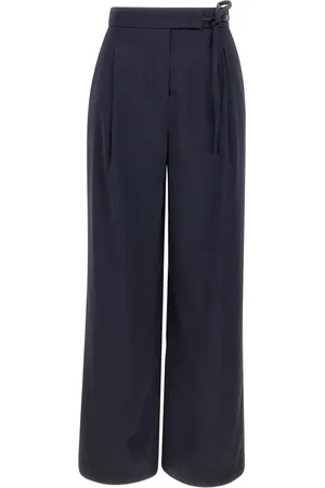 ELEVENTY Pantalones con cintura lazada