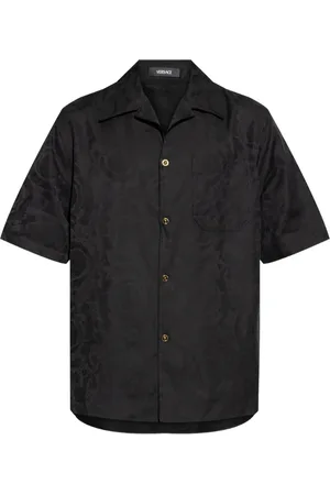VERSACE Camisa con motivo Barocco en jacquard