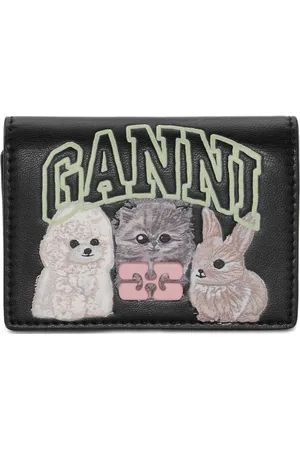 Ganni Cartera con estampado gráfico