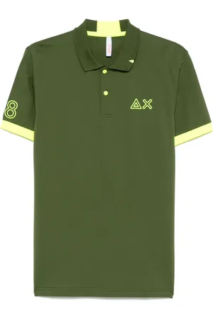 sun68 Playera tipo polo con logo bordado
