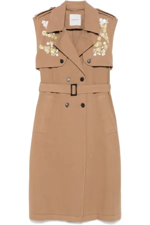 Ermanno Firenze Vestido midi de sarga