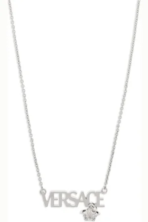 VERSACE Logo-lettering necklace