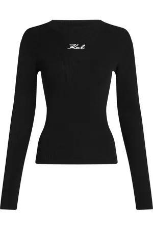 Karl Lagerfeld Playera con logo bordado