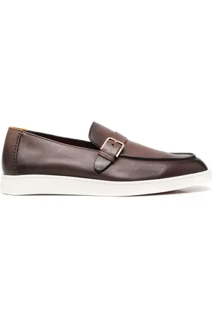 santoni Mocasines monk con tira