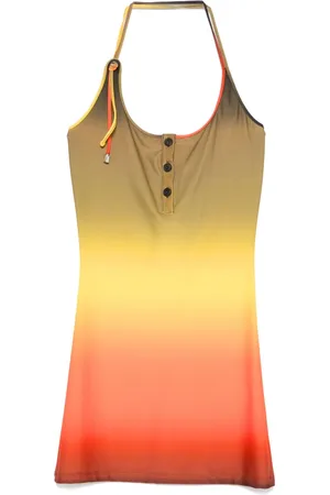 The Attico Vestido corto con cuello halter