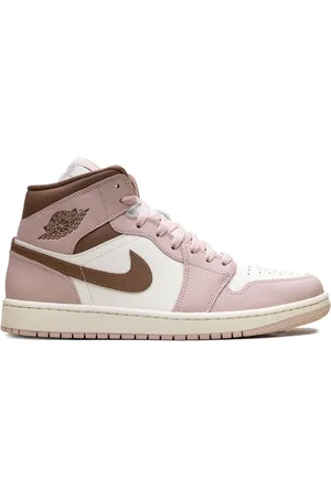Jordan Zapatillas 1 Mid Pink Oxford/Brown