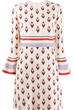 VALENTINO GARAVANI Vestido con estampado geométrico