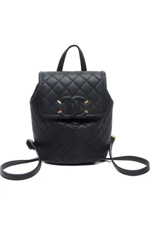 CHANEL 2019 small diamond-quilted backpack