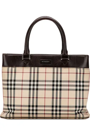 Burberry Bolso shopper House Check Canvas 2000-2017