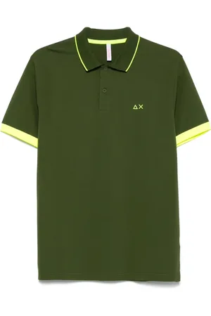 sun68 Playera tipo polo con logo bordado