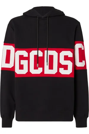 GCDS Hoodie con banda del logo