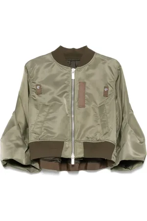 SACAI Cropped bomber jacket