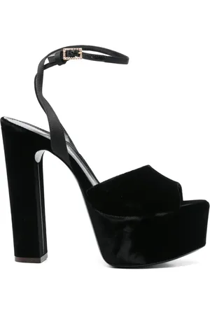 Saint Laurent Sandalias Jodie con tacón 125mm