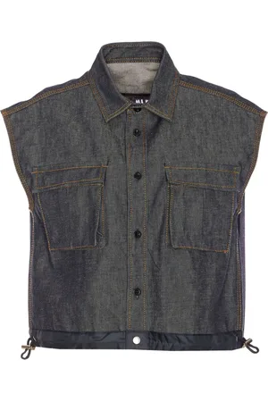 SACAI Camisa de mezclilla